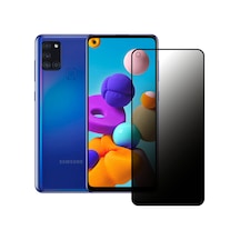 Samsung Uyumlu Galaxy A21s Hayalet Privacy Gizli Seramik Mat Ekran Koruy