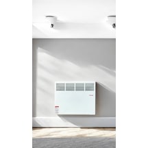 1500 Watt Elektrikli Panel Konvektör Isıtıcı Manuel Termostat Soba Ayaklar,askı Aparatı Dahil