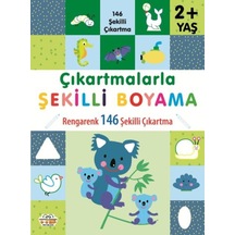 Çıkartmalarla Şekilli Boyama 2 Yaş Üstü - Rxlu-757526