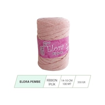 Elora Pembe Ribbon Örgü Ipi
