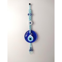 Cam Nazar Kötü Göz Kovucu Hand Made Ağaç Duvar Dekorasyonu Makrome Nazarlık Duvar Ağaç Ev Süsü