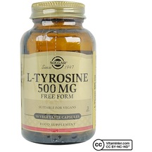 Solgar L-tyrosine 500 Mg 50 Kapsül Aromasız