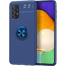 Microsonic Samsung Uyumlu Galaxy A52 Kılıf Kickstand Ring Holder