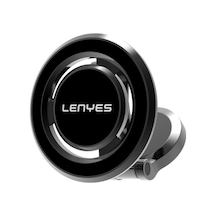 Lenyes Cr160 Magnetik Magsafe 360 Derece Oynar Başlıklı Araç İçi Telefon Tutucu Siyah