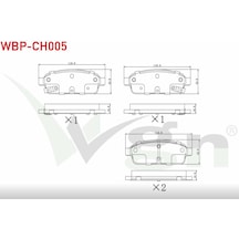 Opel Astra J / Cruze Arka Fren Balatası