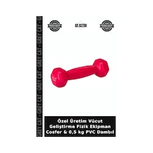 Özel Üretim Vücut Geliştirme Fizik Ekipman Cosfer & 0,5 Kg Pvc Dambıl