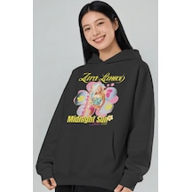 Sevbano Zara Larsson Midnight Şarkıcı Ön Baskılı Unisex Oversize Premium Siyah