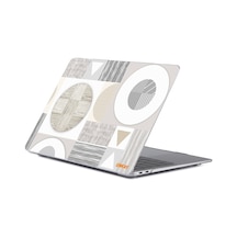 Macbook Pro Enkay 13" A2251 / A2289 / A2338 Koruyucu Laptop Kılıf Geometri No.3