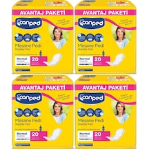 Canped Mesane Pedi Avantaj Paketi Normal Orta Boy M 20'Li x 4 80 Adet