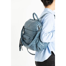 Y.s.deri Kadın Sırt Çantası Yumuşak Suni Deri Fonksiyonel Kullanım Omuz Ve Sırt Çantası Vegan 35 25 Cm 001