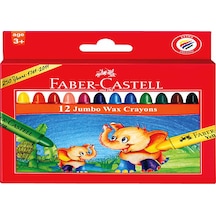 Faber Castell 12 Renk Süper Yıkanabilir Mum Boya 112004