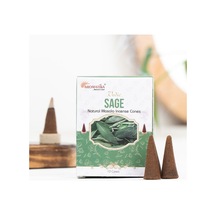 Ada Çayı Aromalı Organik Kömürsüz Konik Tütsü
