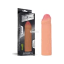 Hızlı Express Lovetoy Nature 2.5 Cm Dolgulu Sünnetsiz Süper Realistik Penis Kılıfı