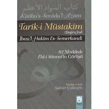 Tarık-i Müstakim Doğru Yol - Sevad-ı A'zam Tercümesi - Mydr-716688