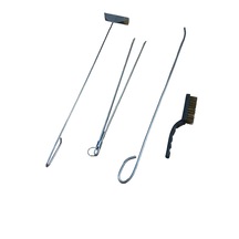 Mobilreyon Şömine Seti 4'lü,gelberi, Karıştırıcı,köz Maşası,fırça