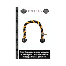 Özel Üretim Çalışma Bireysel Kondisyon Trc-100 Renkli Triceps Halatı Çift Yön