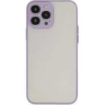 Newface Apple iPhone Uyumlu 13 Pro Max - Kılıf Montreal Silikon - Kapak - Mor