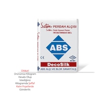 3 Kg Abs Saten Alçı Perdah Alçısı Tadilat Tamir Alçısı 3 Kg Saten Alçı