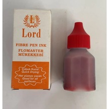 Lord Flomaster Permanent Mürekkebi Kırmızı 25ml