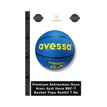 Premium Antrenman Oyun Aracı Açık Hava Brc-7 Basket Topu Renkli 7 No