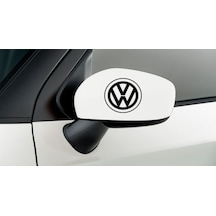 Volkswagen Oto Araba Yan Aynalar Için 2 Adet Sticker Set