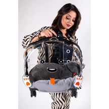 Nishev Tekerlekli Çekçekli Kedi Köpek Taşıma Valizi