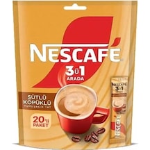Nescafe 3ü1 Arada Sütlü Köpüklü Hazır Kahve 17,4 Gr 20 Adet Hazır