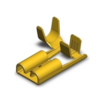 Sf1d Eğri 6.3mm Bayrak Dişi Faston Terminal 250 Adet