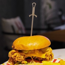Kamp Ayısı Sword 6 Adet Paslanmaz Çelik Burger Şişi