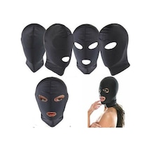 Red Fox Fantezi Fetıs Maske Spandex Siyah