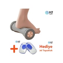 Ayak Masaj Aleti Plantar Fasiit Kas Gevşetici Yoga Fitnes Topukluk Hediyeli