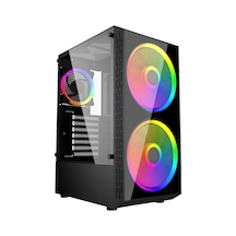 Izoly Esir 2X Argb 18 CM 1x ARGB 12 CM Fanlı Usb 3.0 Temperli Cam