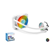 İşlemci Fanı 120 Mm Tek Fanlı Sıvı Soğutma Sistemi Nodar Nd2501 Beyaz