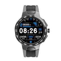 Wiwu SW06 Akıllı Saat 1.28" IP68 WaterProof TFT LCD Smart Watch iOS & Android Uyumlu - ZORE-219628 Siyah