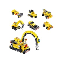 P605002 6 İn 1 Sarı Yumurta Model 45 Parça Block Oyuncak