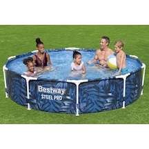 Bestway 56985 Steel Pro Çember Yer Üstü Havuz 3,05 M X 66 Cm