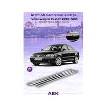 Volkswagen Passat B5 Araca Özel Krom Cam Çıtası A+