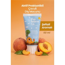 Çocuk Diş Macunu Doğal Florürsüz Şeftali Aromalı Aktif Probiyotik Çürük Önleyici