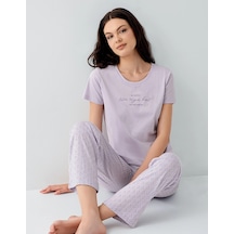 Arnetta 3550-s Kısa Kol Pijama Takımı Lila