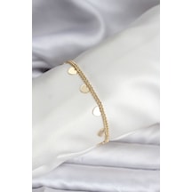 14k Gold Renk Kaplama Kalpli Model Cm Kadın Bileklik Diğer