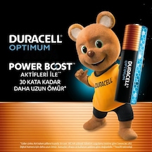 DURACELL OPTIMUM AA Alkalin Kalem Pil (4'lü Paket) – 1,5V