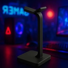 Dekoratif 24 Cm Kulaklık Tutucu, Gamer Kulaklık Standı