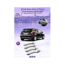 Ford Fiesta 2008-2017 Araca Özel Krom Kapı Kol A+