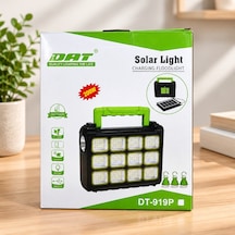 200w Usb Şarjlı Solar Projektör Çok Renkli