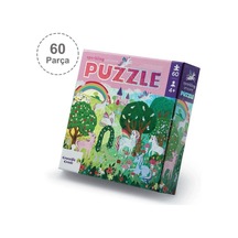 Crocodile Creek Puzzle 60 Parça Işıldayan Unicorn