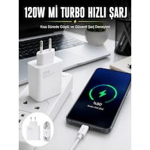120w Şarj Aleti Type-c Uyumlu Turbo Şarj Aleti Yeni Nesil