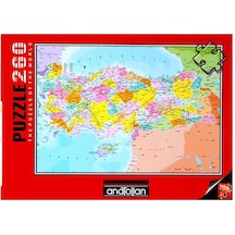 Anatolian Puzzle 260 Parça Türkiye Siyasi Haritası 3269