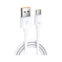 Senseı 2 Metre Usb To Type-c 6a Data Ve Şarj Kablosu Snsdc-2m Mfı Uyumlu Degıldır