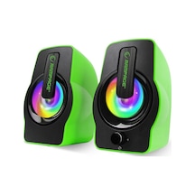 RAMPAGE RMS-G7 FALSETTO GAMİNG USB YEŞİL SPEAKER