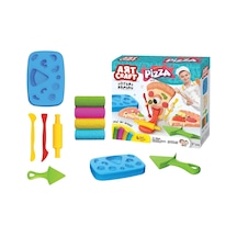 Pizza Oyun Hamur Seti 200 Gr. - Oyun Hamuru Seti - Hamur Setleri - Hamur Kalıpları Renkli